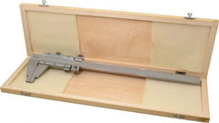 SPI - 0 to 12" Stainless Steel Vernier Caliper - 0.02mm Graduation, 2.95" Jaw Depth, 0.0015" Accuracy, Includes Depth, Inside Diameter, Outside Diameter, Step, Includes NIST Traceability Certificate - Eagle Tool & Supply
