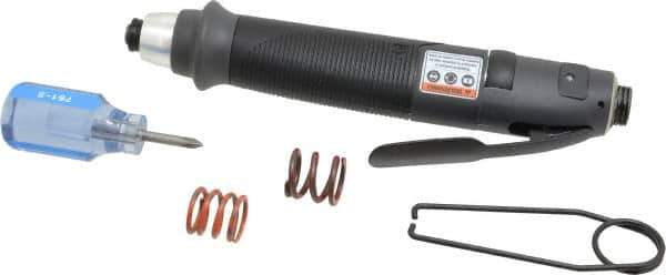 Ingersoll-Rand - 1/4" Bit Holder, 1,000 RPM, Inline Handle Air Screwdriver - 3 to 40 In/Lb Torque, 16 CFM - Eagle Tool & Supply