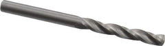 Guhring - 4.1mm 150° Solid Carbide Jobber Drill - Bright Finish, Right Hand Cut, Spiral Flute, Straight Shank, 55mm OAL, Standard Point - Eagle Tool & Supply