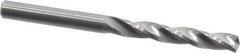 Guhring - 4.9mm 150° Solid Carbide Jobber Drill - Bright Finish, Right Hand Cut, Spiral Flute, Straight Shank, 62mm OAL, Standard Point - Eagle Tool & Supply