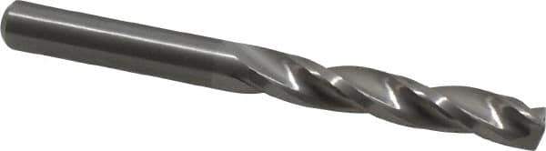 Guhring - 6.4mm 150° Solid Carbide Jobber Drill - Bright Finish, Right Hand Cut, Spiral Flute, Straight Shank, 70mm OAL, Standard Point - Eagle Tool & Supply