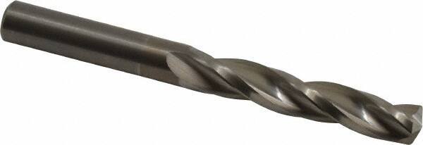 Guhring - 7.9mm 150° Solid Carbide Jobber Drill - Bright Finish, Right Hand Cut, Spiral Flute, Straight Shank, 79mm OAL, Standard Point - Eagle Tool & Supply