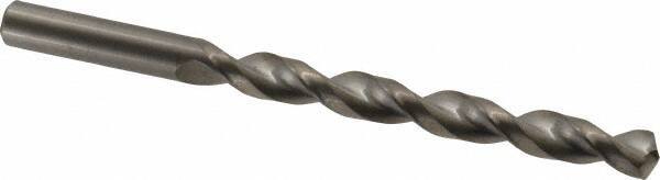 Guhring - 9mm 130° Solid Carbide Jobber Drill - Bright Finish, Right Hand Cut, Parabolic Flute, Straight Shank, 4-7/8" OAL, Standard Point - Eagle Tool & Supply