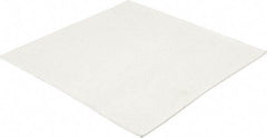 Made in USA - 12" Long, 12" Wide, 1/8" Thick, Buna-N Rubber Foam Sheet - 50 to 60 Durometer, White, -20 to 180°F, 1,000 to 1,200 psi Tensile Strength, Stock Length - Eagle Tool & Supply