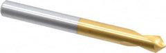 Guhring - 8mm Body Diam, 90°, 79mm OAL, High Speed Steel Spotting Drill - Eagle Tool & Supply