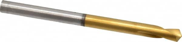 Guhring - 4mm Body Diam, 120°, 55mm OAL, High Speed Steel Spotting Drill - Eagle Tool & Supply