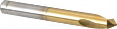 Guhring - 10mm Body Diam, 120°, 89mm OAL, High Speed Steel Spotting Drill - Eagle Tool & Supply