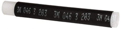 3M - 305mm Long, 2:1, EPDM Rubber Cold Shrink Electrical Tubing - Black - Eagle Tool & Supply