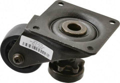 Sunnex - 1" Wide, Nylon Swivel Caster - 200 Lb Capacity, Top Plate Mount, 2.87" x 2.87" Plate, Ball Bearing - Eagle Tool & Supply