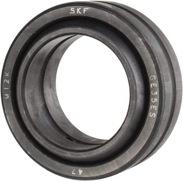SKF - 35mm Bore Diam, 18,000 Lb Dynamic Capacity, Spherical Plain Bearing - 90,000 Lb Static Load Capacity - Eagle Tool & Supply