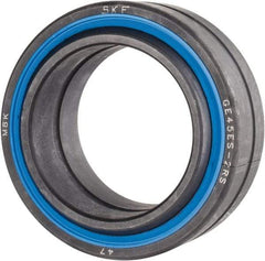 SKF - 45mm Bore Diam, 28,575 Lb Dynamic Capacity, Spherical Plain Bearing - 144,000 Lb Static Load Capacity - Eagle Tool & Supply