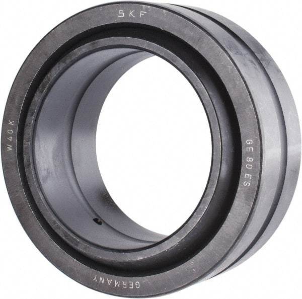 SKF - 80mm Bore Diam, 90,000 Lb Dynamic Capacity, Spherical Plain Bearing - 450,000 Lb Static Load Capacity - Eagle Tool & Supply