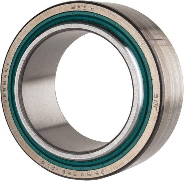 SKF - 50mm Bore Diam, 49,500 Lb Dynamic Capacity, Spherical Plain Bearing - 99,000 Lb Static Load Capacity - Eagle Tool & Supply