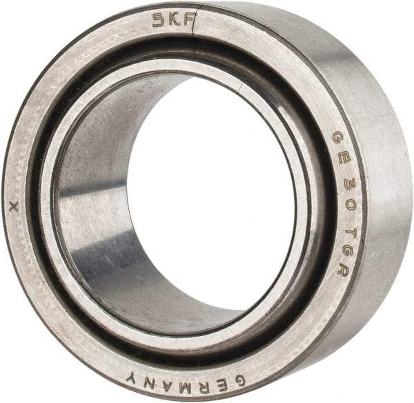 SKF - 30mm Bore Diam, 19,798 Lb Dynamic Capacity, Spherical Plain Bearing - 39,595 Lb Static Load Capacity - Eagle Tool & Supply
