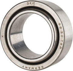 SKF - 30mm Bore Diam, 19,798 Lb Dynamic Capacity, Spherical Plain Bearing - 39,595 Lb Static Load Capacity - Eagle Tool & Supply
