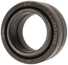 SKF - 1-3/4" Bore Diam, 38,250 Lb Dynamic Capacity, Spherical Plain Bearing - 2-13/16" OD, 1-17/32" Thick, 114,750 Lb Static Load Capacity - Eagle Tool & Supply