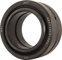 SKF - 1-3/4" Bore Diam, 38,250 Lb Dynamic Capacity, Spherical Plain Bearing - 2-13/16" OD, 1-17/32" Thick, 114,750 Lb Static Load Capacity - Eagle Tool & Supply