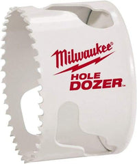 Milwaukee Tool - 2" Diam, 1-1/2" Cutting Depth, Hole Saw - Bi-Metal Saw, Toothed Edge - Eagle Tool & Supply