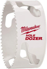 Milwaukee Tool - 3-1/4" Diam, 1-1/2" Cutting Depth, Hole Saw - Bi-Metal Saw, Toothed Edge - Eagle Tool & Supply