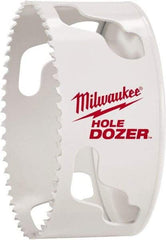 Milwaukee Tool - 3-3/4" Diam, 1-1/2" Cutting Depth, Hole Saw - Bi-Metal Saw, Toothed Edge - Eagle Tool & Supply