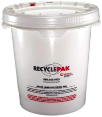 Recyclepak - 15 Inch Deep, Lamp Recycling Box - 15 Inch Diameter, 69 Lb. Capacity, 5 Gallon Pail - Eagle Tool & Supply