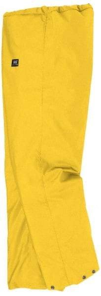 Helly Hansen - Size XL, Yellow, Rain Pants - No Pockets - Eagle Tool & Supply