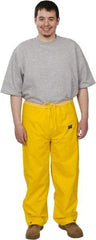 Helly Hansen - Size L, Yellow, Rain Pants - No Pockets - Eagle Tool & Supply