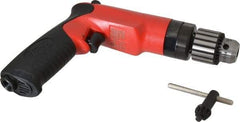 Sioux Tools - 3/8" Reversible Keyed Chuck - Pistol Grip Handle, 2,500 RPM, 14.16 LPS, 30 CFM, 1 hp - Eagle Tool & Supply