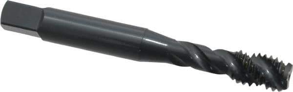 OSG - 5/16-18 UNC 3 Flute 2B Bottoming Spiral Flute Tap - Vanadium High Speed Steel, Oxide Finish, 2-23/32" OAL, Right Hand Flute, Right Hand Thread, H5 - Eagle Tool & Supply