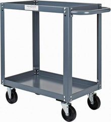Value Collection - 1,000 Lb Capacity, 18" Wide x 30" Long x 34-5/8" High Service Cart - 2 Shelf, Steel - Eagle Tool & Supply