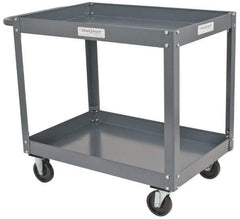 Value Collection - 1,200 Lb Capacity, 24" Wide x 36" Long x 34-5/8" High Service Cart - 2 Shelf, Steel - Eagle Tool & Supply