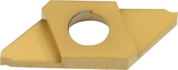 NTK - CTP FRN ZM3 Grade, 0.0591" Cutting Width, Carbide Cutoff Insert - 0° Neutral Lead Angle, 0.002" Cnr Rad, TiN Coated - Eagle Tool & Supply