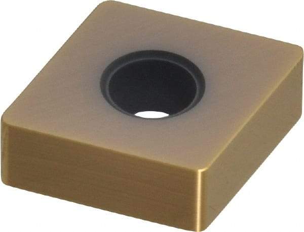 NTK - CNGA432 T0525 Grade ZC4 Ceramic Turning Insert - TiN/Al2O3/TiC Finish, 80° Diamond, 1/2" Inscr Circle, 3/16" Thick, 1/32" Corner Radius - Eagle Tool & Supply
