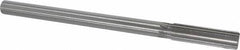 Made in USA - 0.628" High Speed Steel 8 Flute Chucking Reamer - Straight Flute, 0.5615" Straight Shank, 2-1/4" Flute Length, 9" OAL - Eagle Tool & Supply