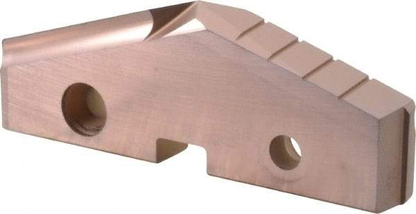 Allied Machine and Engineering - 3-3/8" Diam x 7/16" Thick, Seat Code 6, 144° Included Angle Spade Drill Insert - AM200 Coated, Cobalt, Grade Super Cobalt, Series GEN2 T-A - Eagle Tool & Supply