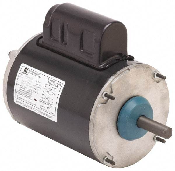 US Motors - 1/2 hp, TEAO Enclosure, Auto Thermal Protection, 1,725 RPM, 115/230 Volt, 60 Hz, Industrial Electric AC/DC Motor - Size 56 Frame, Rigid Mount, 1 Speed, Ball Bearings, 7.0/3.5 Full Load Amps, B Class Insulation, Reversible - Eagle Tool & Supply