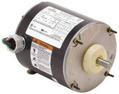 US Motors - 1/2 hp, TEAO Enclosure, Manual Thermal Protection, 1,725 RPM, 115/230 Volt, 60 Hz, Industrial Electric AC/DC Motor - Size 48 Frame, Band Mount, 1 Speed, Ball Bearings, 5.0/2.5 Full Load Amps, B Class Insulation, CW Drive End Rev - Eagle Tool & Supply