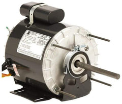 US Motors - 1/6 hp, TENV Enclosure, Auto Thermal Protection, 1,075 RPM, 115 Volt, 60 Hz, Industrial Electric AC/DC Motor - Size 48 Frame, Hub/Stud Mount, 2 Speed, Ball Bearings, B Class Insulation, Reversible - Eagle Tool & Supply