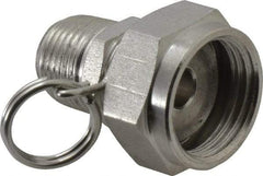 SuperKlean - MNPT x FGHT Swivel Hose Adapter - Stainless Steel - Eagle Tool & Supply
