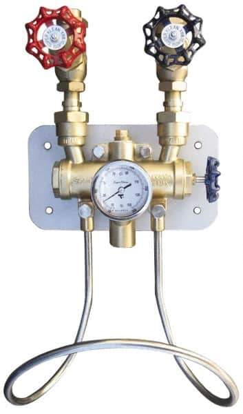 SuperKlean - 150 Max psi, Bronze Water Mixing Valve & Unit - FNPT End Connections - Eagle Tool & Supply