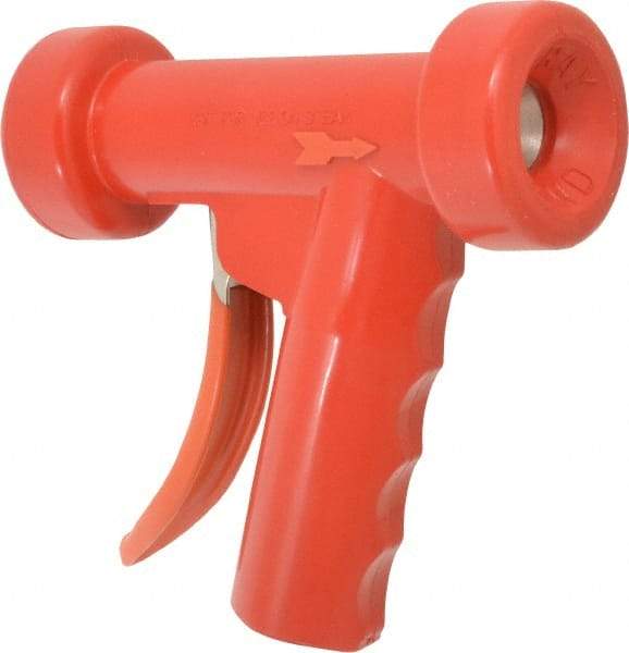 SuperKlean - Insulated, Aluminum Pistol Grip Spray Nozzle for 1/2" Pipe - Red, 1/2 NPT - Eagle Tool & Supply