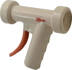 SuperKlean - Insulated, Aluminum Pistol Grip Spray Nozzle for 1/2" Pipe - White, 1/2 NPT - Eagle Tool & Supply