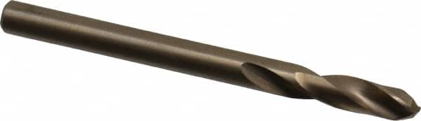 Cleveland - 5.10032mm 135° Spiral Flute Cobalt Screw Machine Drill Bit - Eagle Tool & Supply
