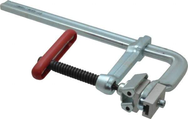 Bessey - 4-3/4" Deep Throat, 12" Max Capacity, Spreader Sliding Arm Clamp - 2,600 Lb Clamping Pressure, 3/4" Spindle Diam - Eagle Tool & Supply