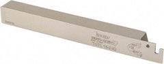 Iscar - External Thread, 0.63" Max Depth of Cut, 1.8mm Min Groove Width, 150.11mm OAL, Left Hand Indexable Grooving Cutoff Toolholder - 5/8" Shank Height x 5/8" Shank Width, TAG 2 Insert Style, TGT Toolholder Style, Series Tang-Grip - Eagle Tool & Supply