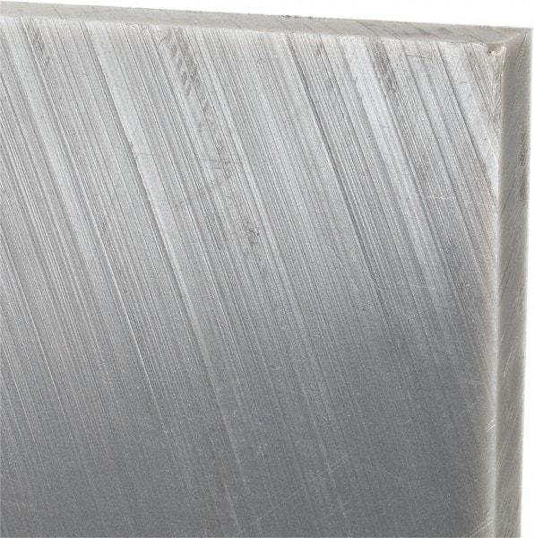 Made in USA - 3/8" Thick x 12" Wide x 1' Long, Polyethylene (UHMW) Sheet - Black, Oil-Filled Grade - Eagle Tool & Supply