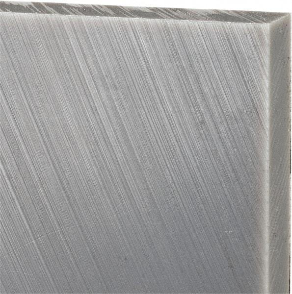 Made in USA - 1/2" Thick x 12" Wide x 1' Long, Polyethylene (UHMW) Sheet - Black, Oil-Filled Grade - Eagle Tool & Supply