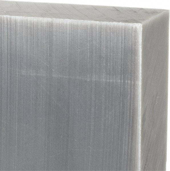 Made in USA - 1" Thick x 12" Wide x 1' Long, Polyethylene (UHMW) Sheet - Black, Oil-Filled Grade - Eagle Tool & Supply