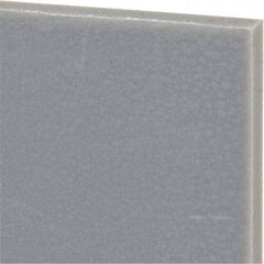 Made in USA - 1/4" Thick x 12" Wide x 2' Long, Polyethylene (UHMW) Sheet - Black, Oil-Filled Grade - Eagle Tool & Supply