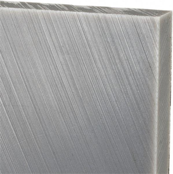 Made in USA - 1/2" Thick x 12" Wide x 2' Long, Polyethylene (UHMW) Sheet - Black, Oil-Filled Grade - Eagle Tool & Supply